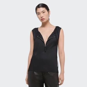 Helmut Lang Reversible Sleeveless Drawstring Top